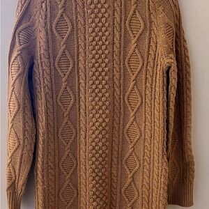 J. Crew Tan Long Sleeve Dress